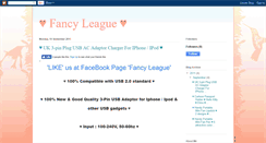 Desktop Screenshot of fancy-league.blogspot.com