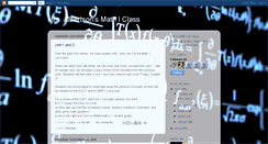 Desktop Screenshot of albertsonsmathclass.blogspot.com