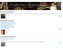 Tablet Screenshot of mysterious-lucania.blogspot.com
