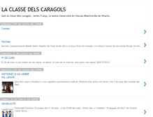 Tablet Screenshot of classedelscaragols.blogspot.com