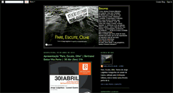 Desktop Screenshot of pareescuteolhelivro.blogspot.com