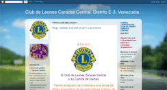 Desktop Screenshot of clubdeleonescaracascentral.blogspot.com