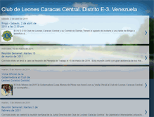 Tablet Screenshot of clubdeleonescaracascentral.blogspot.com