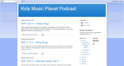 Desktop Screenshot of kidsmusicplanetpodcast.blogspot.com