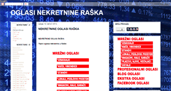 Desktop Screenshot of nekretnineraska.blogspot.com
