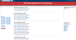 Desktop Screenshot of michaelbadnarik.blogspot.com