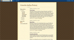 Desktop Screenshot of catawbapottery.blogspot.com