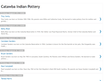 Tablet Screenshot of catawbapottery.blogspot.com