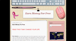 Desktop Screenshot of earnmoney4free2009.blogspot.com