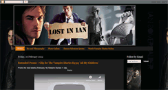 Desktop Screenshot of lostinian.blogspot.com