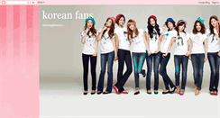 Desktop Screenshot of korea-mania.blogspot.com