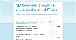 Desktop Screenshot of chennaiitjobs.blogspot.com