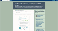 Desktop Screenshot of facsaluducaldas.blogspot.com
