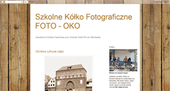 Desktop Screenshot of kolko-fotograficzne-zs3.blogspot.com