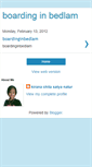 Mobile Screenshot of boardinginbedlam.blogspot.com