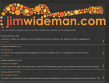 Tablet Screenshot of jimwideman.blogspot.com