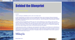 Desktop Screenshot of behindtheblueprint.blogspot.com