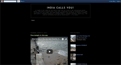 Desktop Screenshot of indiacallsyou.blogspot.com