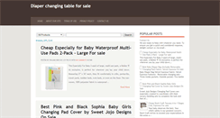 Desktop Screenshot of diaperchangingtable.blogspot.com