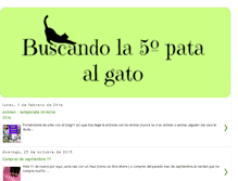 Tablet Screenshot of buscandola5pataalgato.blogspot.com