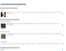 Tablet Screenshot of eraumavezumarquitecto.blogspot.com