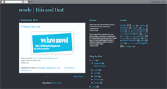 Desktop Screenshot of modespage-online.blogspot.com