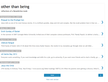 Tablet Screenshot of otherthanbeing.blogspot.com