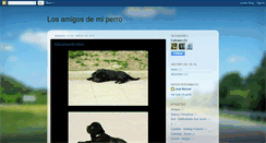 Desktop Screenshot of losamigosdemiperro.blogspot.com