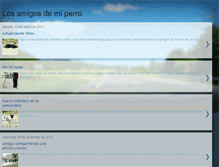 Tablet Screenshot of losamigosdemiperro.blogspot.com