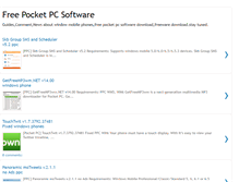 Tablet Screenshot of free-pocket-pc-software.blogspot.com