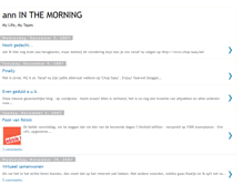 Tablet Screenshot of anninthemorning.blogspot.com