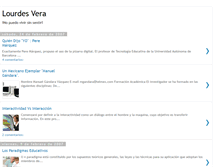 Tablet Screenshot of lourdesveraalva.blogspot.com