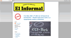 Desktop Screenshot of elinformalperiodicode-ambulante.blogspot.com