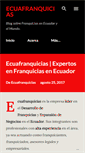 Mobile Screenshot of ecuafranquicias.blogspot.com