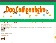 Tablet Screenshot of dogcompanheiro.blogspot.com