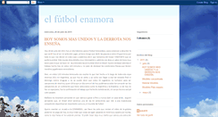 Desktop Screenshot of enamoradodelfutbol.blogspot.com