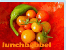 Tablet Screenshot of lunchbabbel.blogspot.com