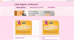 Desktop Screenshot of blogiurodowe.blogspot.com