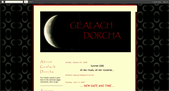 Desktop Screenshot of gealachdorcha.blogspot.com