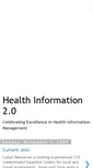 Mobile Screenshot of healthinfomgmt.blogspot.com