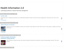 Tablet Screenshot of healthinfomgmt.blogspot.com