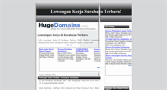 Desktop Screenshot of lowongankerjadisurabayaterbaru.blogspot.com