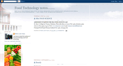 Desktop Screenshot of foodtechnologynotes.blogspot.com