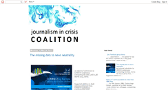 Desktop Screenshot of journalismincrisiscoalition.blogspot.com