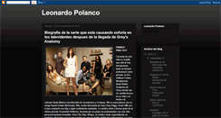 Desktop Screenshot of leonardopolanco.blogspot.com