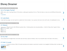 Tablet Screenshot of disney-dreamer.blogspot.com