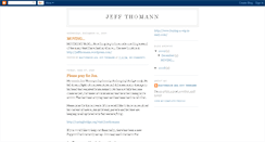 Desktop Screenshot of jeffthomann.blogspot.com