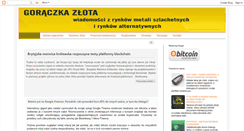 Desktop Screenshot of goraczka-zlota.blogspot.com