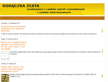 Tablet Screenshot of goraczka-zlota.blogspot.com