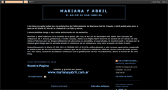 Desktop Screenshot of marianayabril.blogspot.com